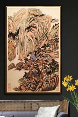 File gốc File tranh hiện đại pha lê gương KF66178 (in ấn) màu sắc trung thực