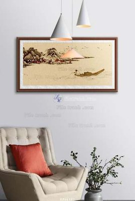 Ảnh gốc File tranh hiện đại pha lê gương KF66197 (độ nét cao) in tráng gương