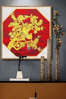 File in trần File tranh hiện đại pha lê gương KF66199 (bản gốc) 5D