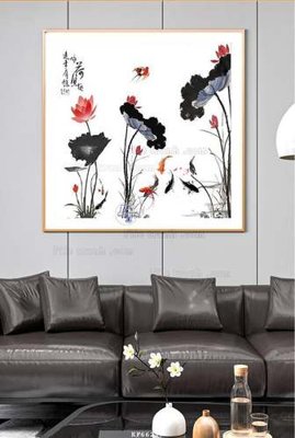 File in mica File tranh hiện đại pha lê gương KF66217 (bản gốc) siêu trong