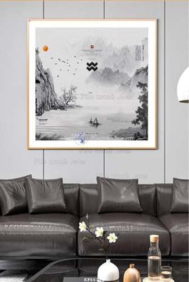 File gốc File tranh hiện đại pha lê gương KF66222 (in lụa) chi tiết cao