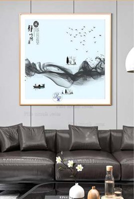 File gốc File tranh hiện đại pha lê gương KF66224 (phong cách) cổ điển