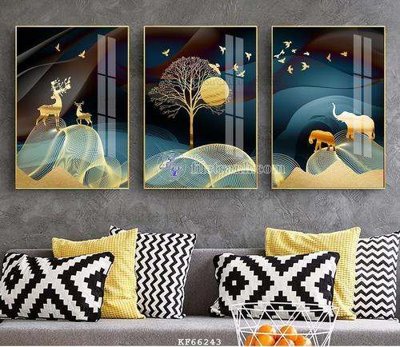 Tệp tin gốc File tranh hiện đại pha lê gương KF66243 (dùng cho in ấn) chuyên nghiệp