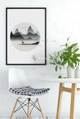 Tệp tin gốc File tranh hiện đại pha lê gương KF66265 (dùng cho in) File tranh hiện đại pha lê gương KF66265