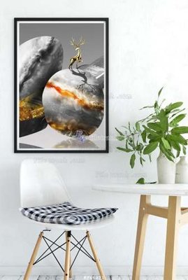 File gốc File tranh hiện đại pha lê gương KF66271 (PNG) chất lượng cao