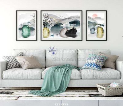 File in mica File tranh hiện đại pha lê gương KF66275 (bản gốc) siêu trong