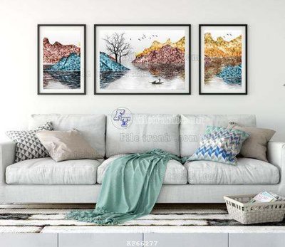 File PSD in ấn File tranh hiện đại pha lê gương KF66277 (chất lượng cao)