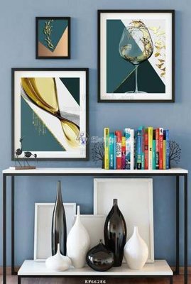 File tranh in trần 3D File tranh hiện đại pha lê gương KF66286 (ảnh gốc)