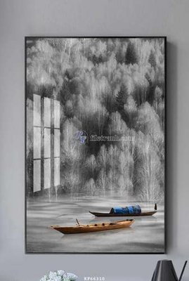 Tải file File tranh hiện đại pha lê gương KF66310 (gốc) làm tranh trang trí