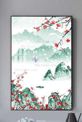 File tranh File tranh hiện đại pha lê gương KF66321 (gốc) chủ đề trừu tượng