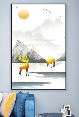 Download file File tranh hiện đại pha lê gương KF66332 (gốc) in mica ốp bếp