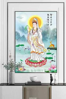 File ảnh File tranh hiện đại pha lê gương KF66340 (gốc) cho trang trí nhà hàng