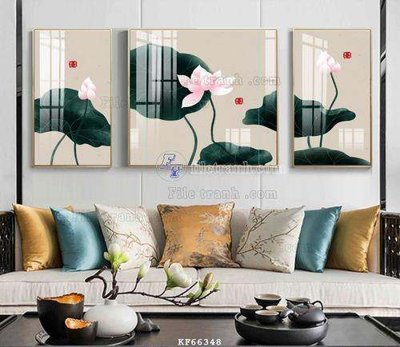 File tranh File tranh hiện đại pha lê gương KF66348 (gốc) chủ đề trừu tượng