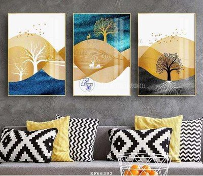 Download file gốc File tranh hiện đại pha lê gương KF66392 (in mica) logo