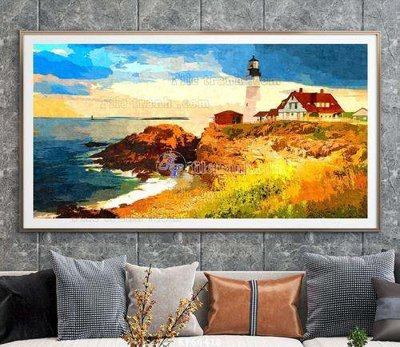 File tranh File tranh hiện đại pha lê gương KF66418 (bản gốc) in lụa dán tường