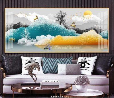 Tải file gốc File tranh hiện đại pha lê gương KF66433 (bản PSD) còn layer