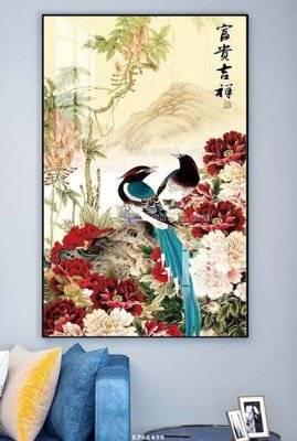 File gốc File tranh hiện đại pha lê gương KF66498 (in tráng gương) hiện đại