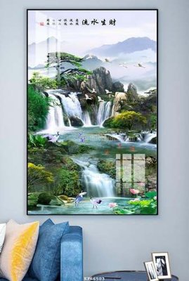 File gốc File tranh hiện đại pha lê gương KF66503 (trang trí) phòng ngủ