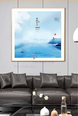 File PSD File tranh hiện đại pha lê gương KF66586 (chất lượng in ấn)