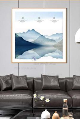 File gốc File tranh hiện đại pha lê gương KF66599 (in lụa) cao cấp