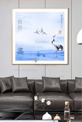 Cung cấp file tranh gốc File tranh hiện đại pha lê gương KF66619 độc quyền