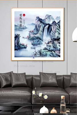 Chi tiết file gốc File tranh hiện đại pha lê gương KF66625 (cho in tráng gương)