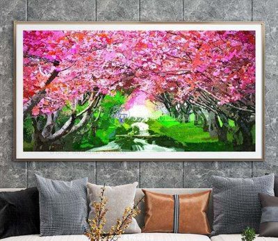 File ảnh File tranh hiện đại pha lê gương KF66650 (gốc) in backdrop sự kiện