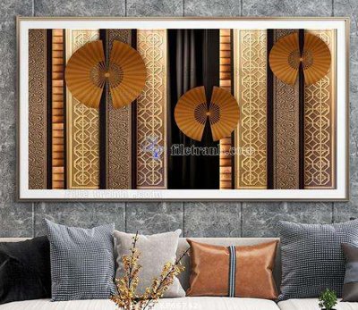 File tranh quảng cáo File tranh hiện đại pha lê gương KF66742 (download file gốc)