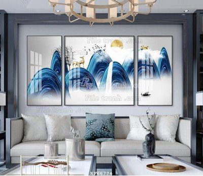 Tải file File tranh hiện đại pha lê gương KF66774 (ảnh gốc) file AI/EPS