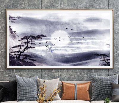 Tải file PSD File tranh hiện đại pha lê gương KF66792 (nguyên layer) để in