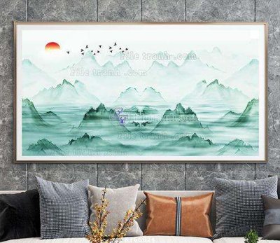 Download file File tranh hiện đại pha lê gương KF66824 (chuẩn in) File tranh hiện đại pha lê gương KF66824