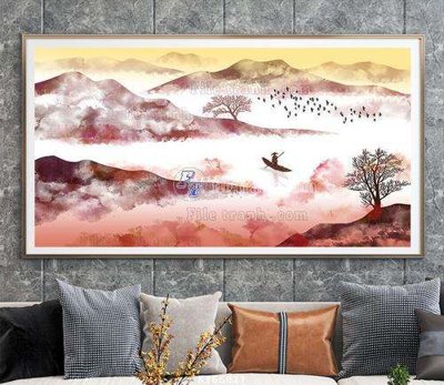 Tải file File tranh hiện đại pha lê gương KF66827 (gốc) in trên mọi chất liệu