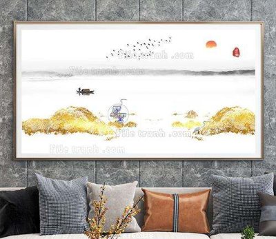 Tải file File tranh hiện đại pha lê gương KF66828 (PSD) cho in ấn quảng cáo