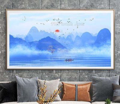 Tải file File tranh hiện đại pha lê gương KF66837 (gốc) in trên mọi chất liệu