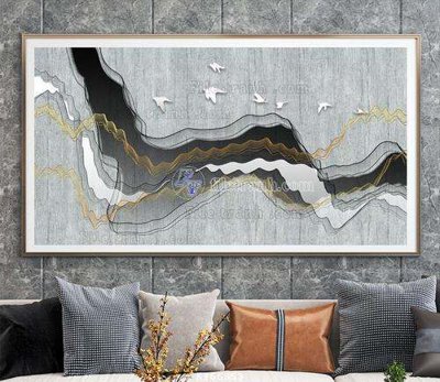 Tải file File tranh hiện đại pha lê gương KF66853 (gốc) chủ đề tâm linh