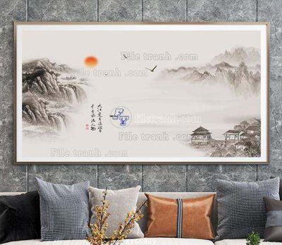 Chi tiết file tranh tráng gương File tranh hiện đại pha lê gương KF66869 (ảnh gốc)