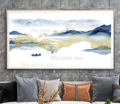 File PSD File tranh hiện đại pha lê gương KF66909 (nguyên gốc) chất lượng cao