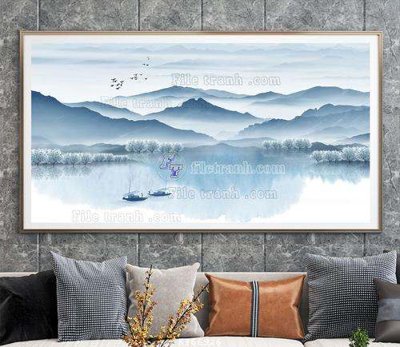 File gốc File tranh hiện đại pha lê gương KF66926 (thiết kế) cho in ấn