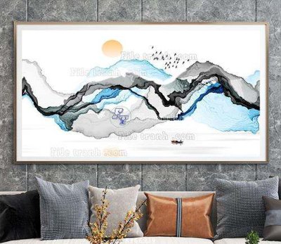 File gốc File tranh hiện đại pha lê gương KF66939 (cho in UV) siêu nét