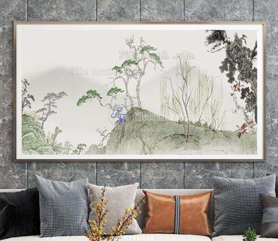 Cung cấp file tranh gốc File tranh hiện đại pha lê gương KF66948 độc quyền