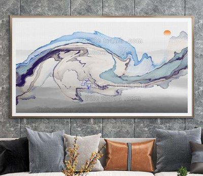 File PSD File tranh hiện đại pha lê gương KF66952 (chất lượng in ấn)