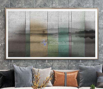 File gốc in tráng gương File tranh hiện đại pha lê gương KF66961 chi tiết