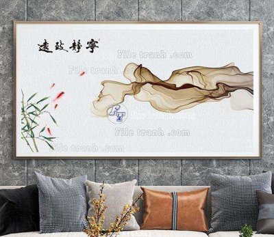 File gốc File tranh hiện đại pha lê gương KF66963 (PNG) không nền chất lượng