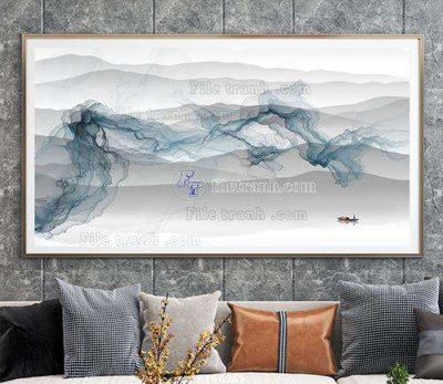 File ảnh gốc File tranh hiện đại pha lê gương KF66965 (chuyên in mica)