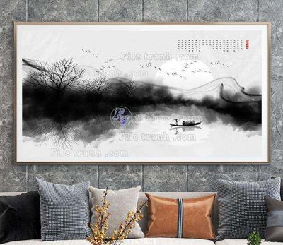 File gốc File tranh hiện đại pha lê gương KF67001 (bản quyền) cho in ấn