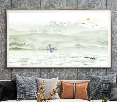 Chi tiết file gốc File tranh hiện đại pha lê gương KF67010 (cho in tráng gương)