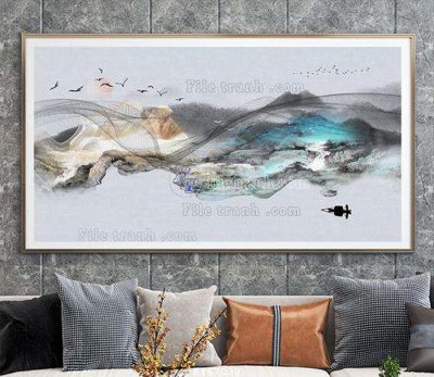 Download file File tranh hiện đại pha lê gương KF67030 (chất lượng in ấn)