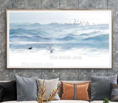 Tải file File tranh hiện đại pha lê gương KF67045 (gốc) in tranh tráng gương