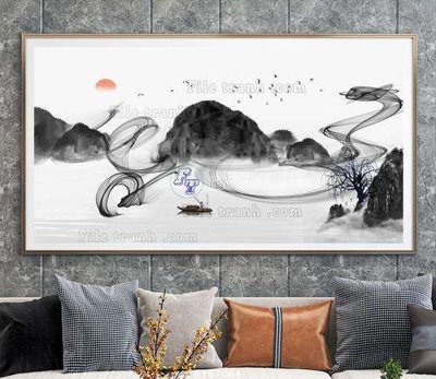 File gốc File tranh hiện đại pha lê gương KF67064 (cho in ấn) độc quyền