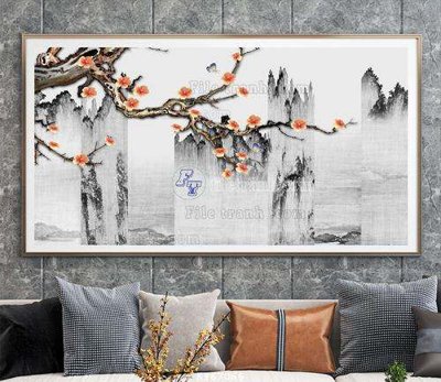 Tải file File tranh hiện đại pha lê gương KF67066 (gốc) in tranh tráng gương